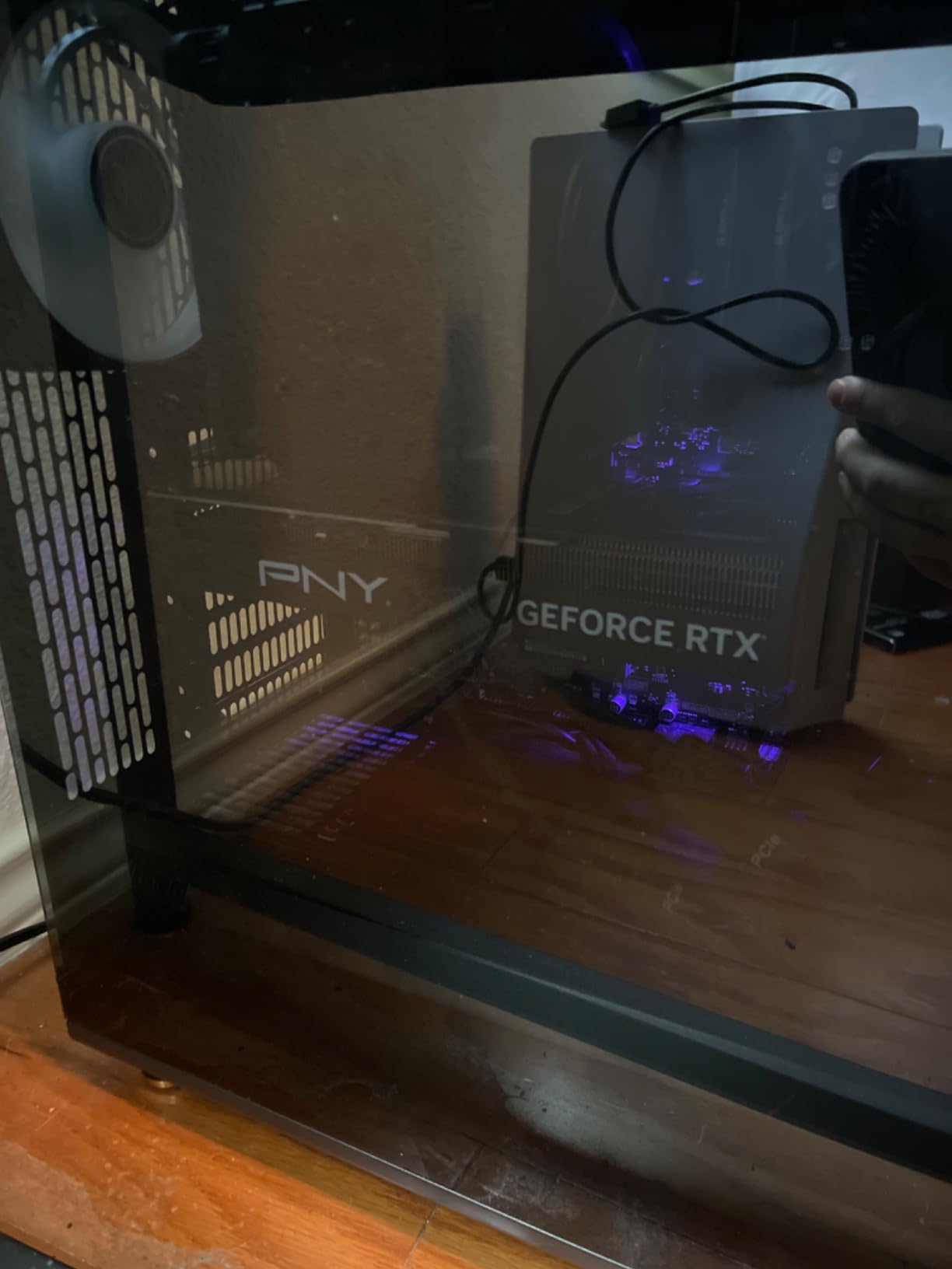 PNY GeForce RTX 4070 Super 12GB Verto OC Dual Fan Graphics Card DLSS 3 (NVIDIA GeForce SFF-Ready, 192-bit, GDDR6X, PCIe 4.0, HDMI/DisplayPort, Supports 4k, incl. Adapter, 2 Slot) customer photo 1