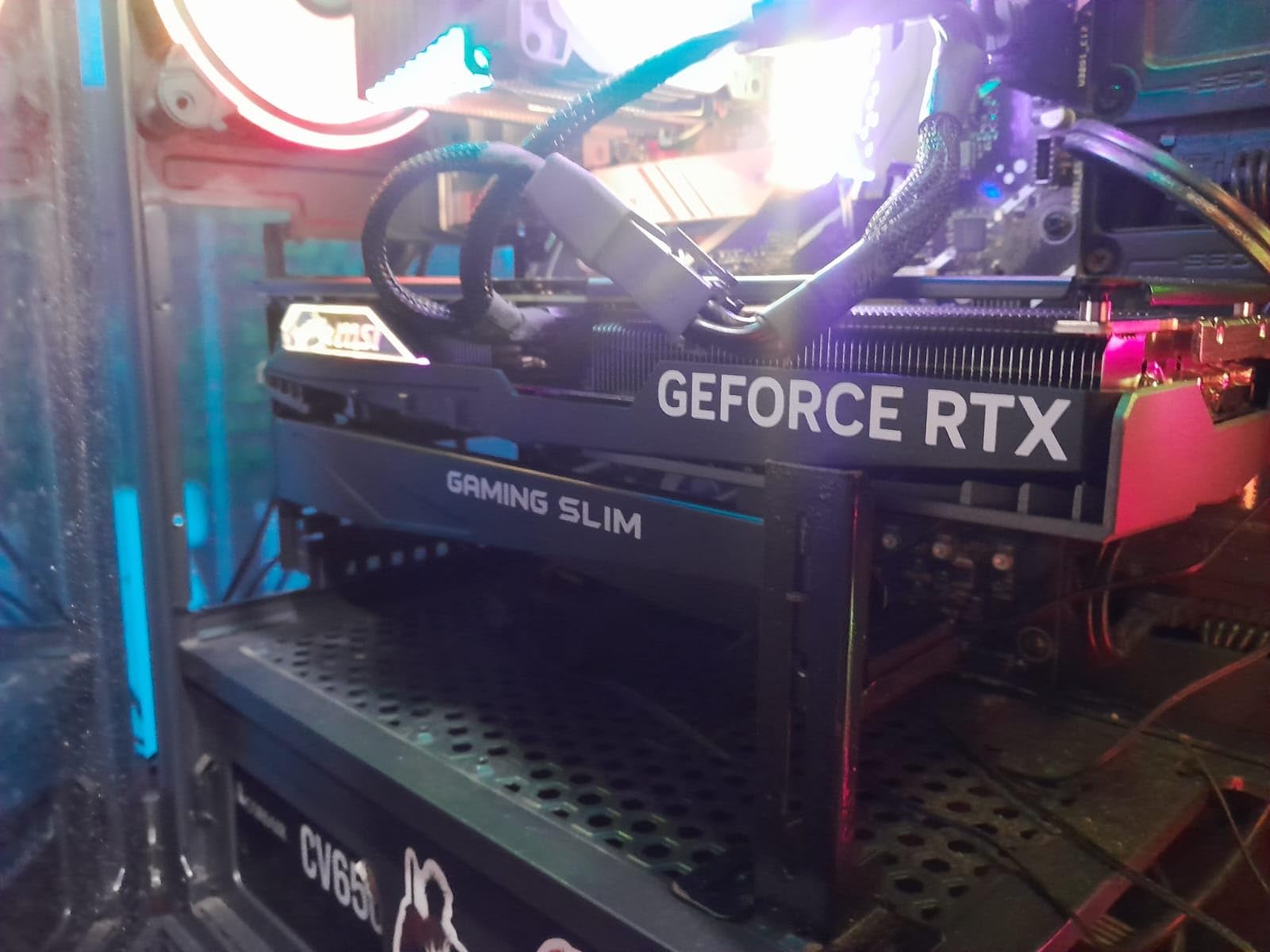 MSI Gaming RTX 4070 Super 12G Gaming X Slim Graphics Card (NVIDIA RTX 4070 Super, 192-Bit, Extreme Clock: 2655 MHz, 12GB GDRR6X 21 Gbps, HDMI/DP, Ada Lovelace Architecture) customer photo 2