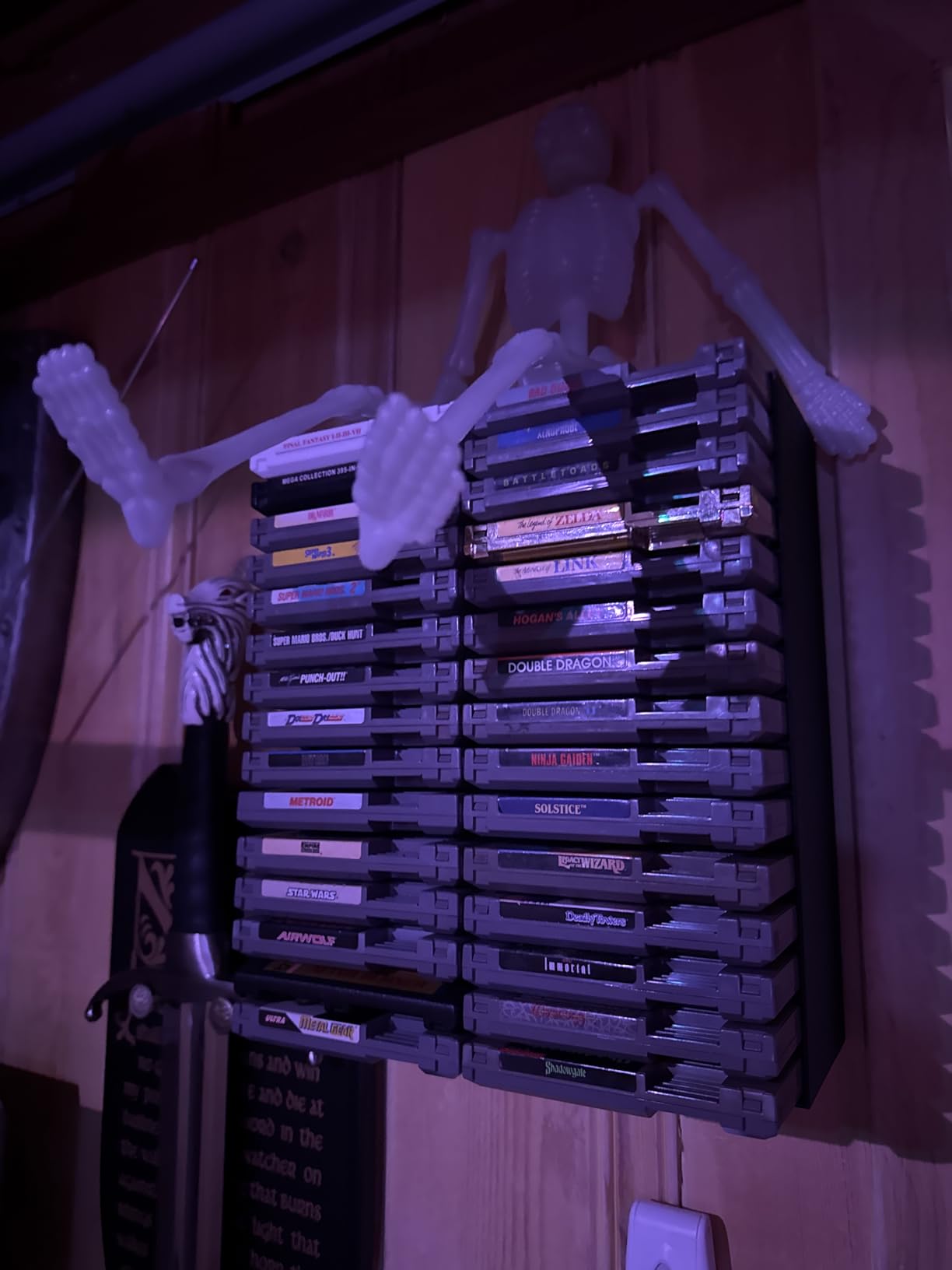 R2D3 Display Rack (30 Slots) for Retro 8-Bit Games - Compatible with Nintendo NES - 3D Printed Storage Organizer (for Games Not Sleeved - Closed Back) customer photo 2