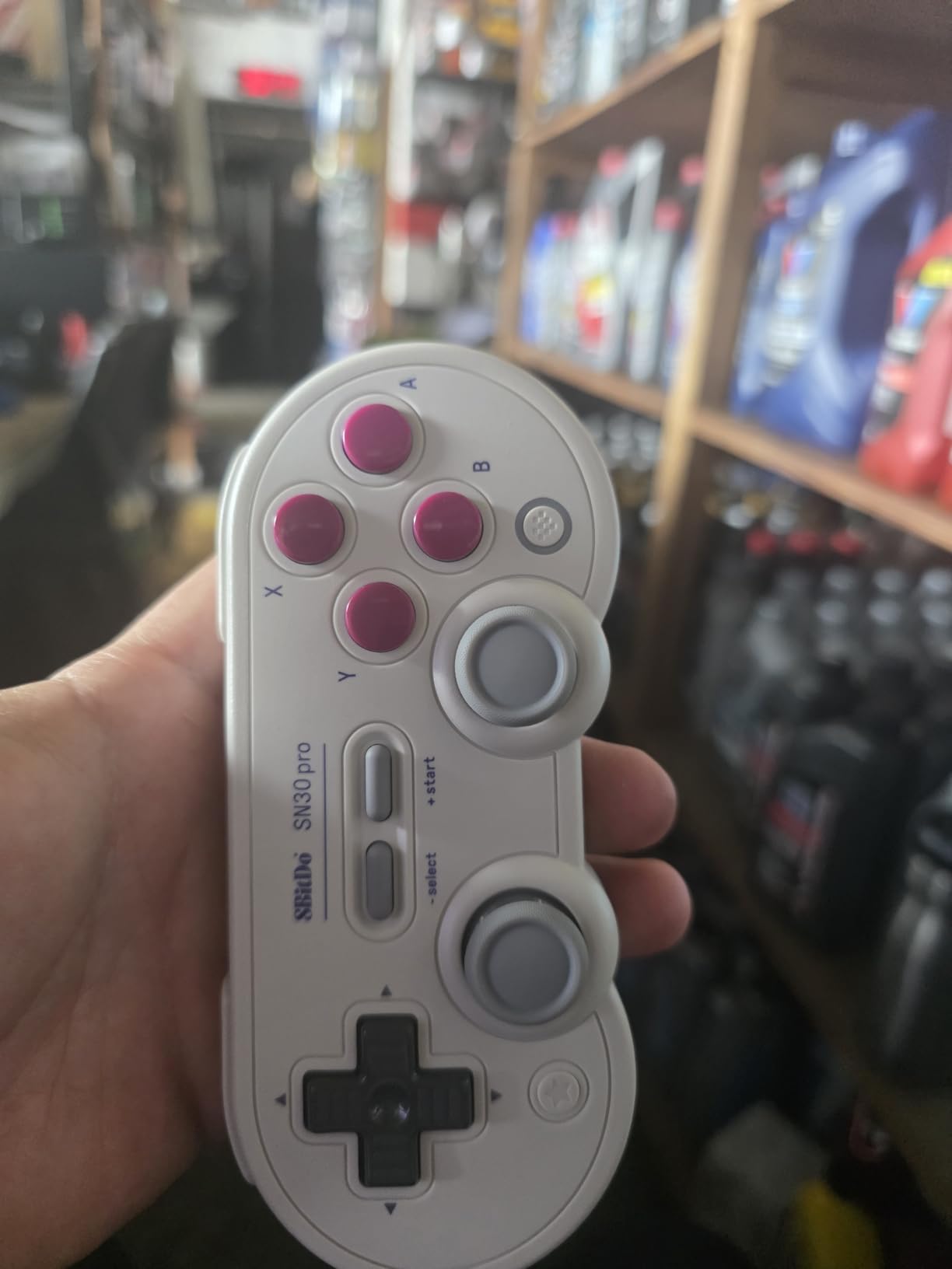 8BitDo SN30 Pro Bluetooth Controller with Hall Effect Joysticks, Rumble Vibration, and Turbo Function, Compatible with Switch/Switch 2, PC, macOS, Android, Steam Deck & Raspberry Pi (G Classic) customer photo 1