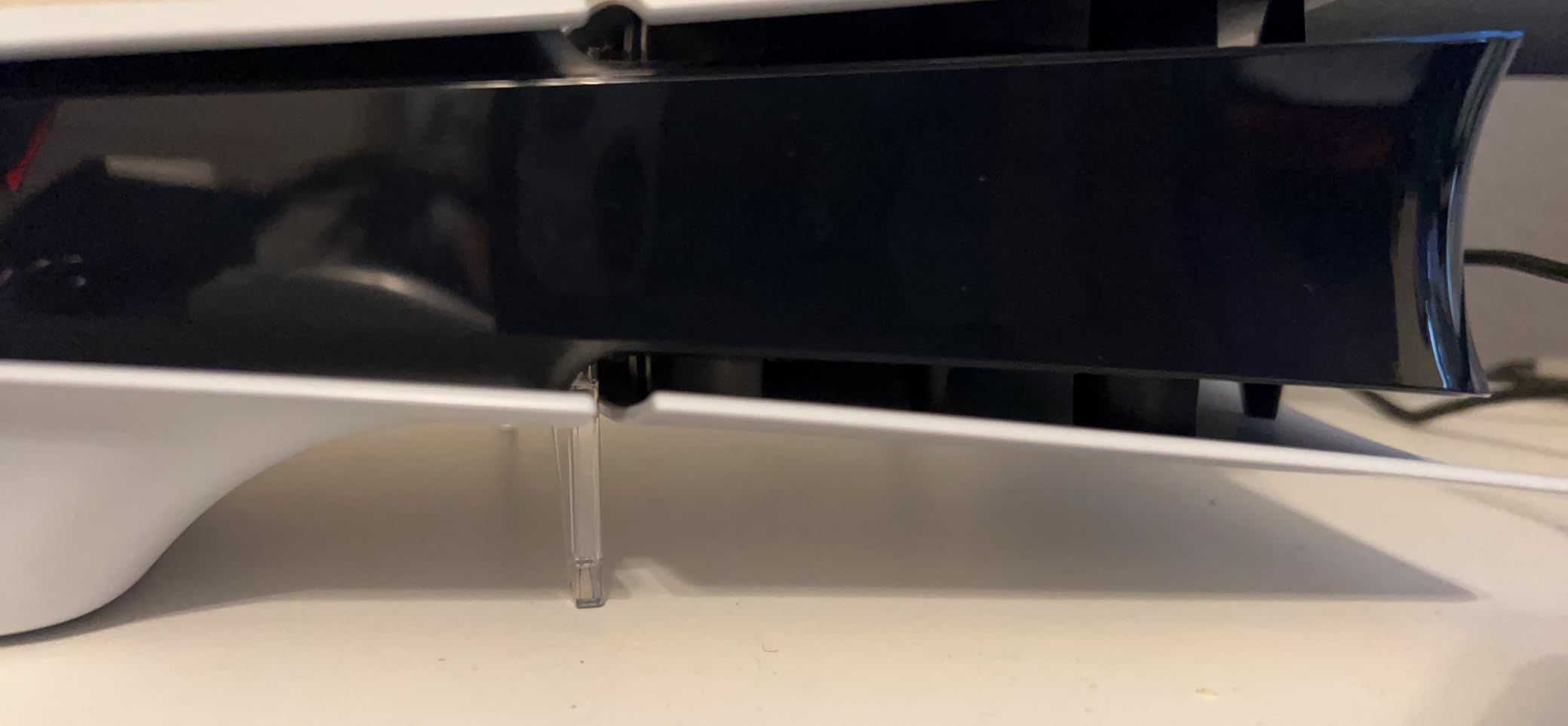 Stand for PS5 Slim, for ps5 pro Cooling Feet, Horizontal Placement Bracket Holder for PS5 Slim Console Flat Stand (Disc Edition-A) customer photo 2