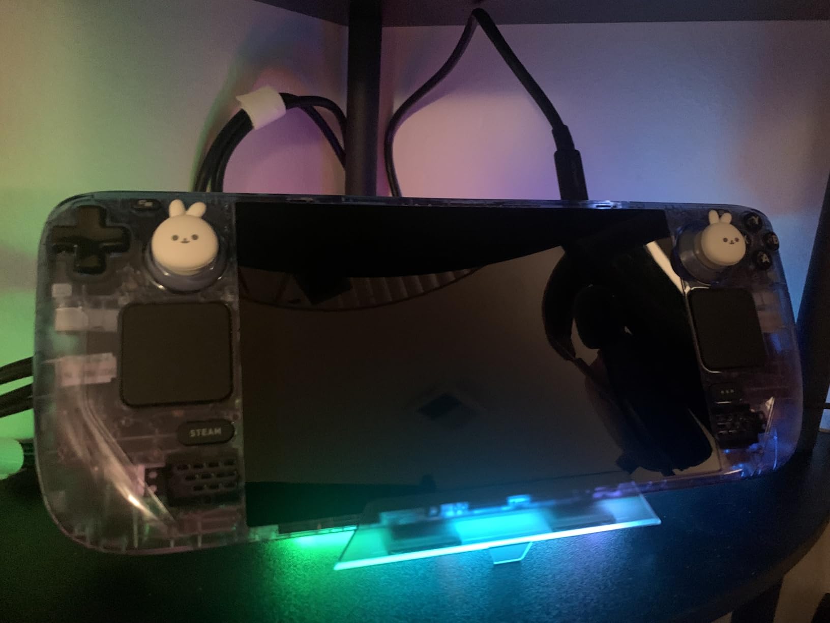 JSAUX 12-in-1 RGB Docking Station for Steam Deck/ROG Ally/Legion Go-HB1201S | 4K@120Hz HDMI & DisplayPort, VRR Supported, 100W PD Charging, USB 3.2, Gigabit Ethernet, 6 RGB Modes, SD/TF Slots, 3.5mm Jack customer photo 1