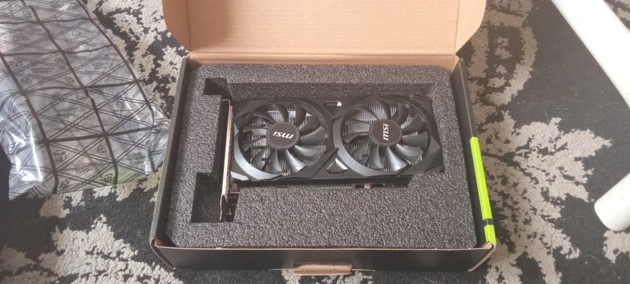 MSI Gaming RTX 3050 Ventus 2X 6G OC Graphics Card customer photo 1