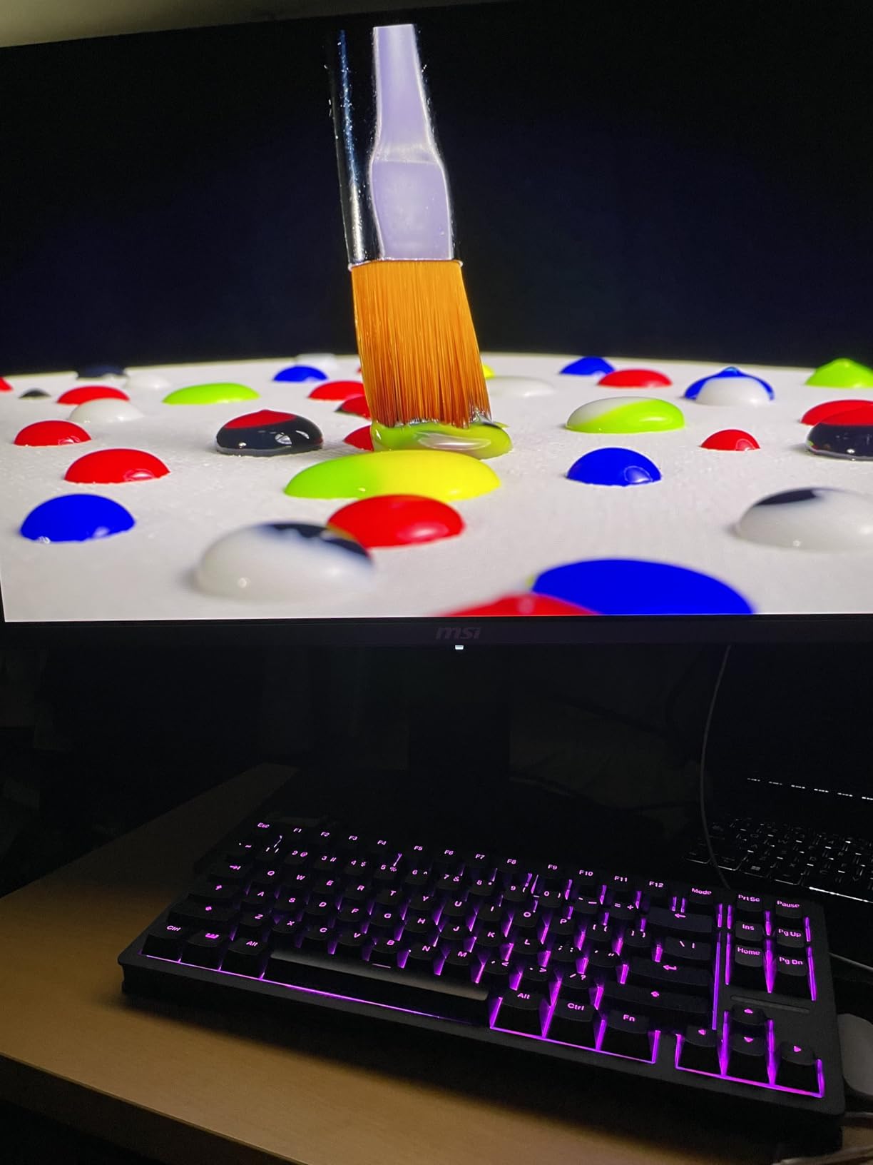 MPG 271QRX QD-OLED, 27 OLED Gaming Monitor, 2560 x 1440 (QHD), 0.03ms Response time, 360Hz, True Black HDR 400, HDMI, DP Port, USB Type C, Tilt, Height, Black customer photo 1