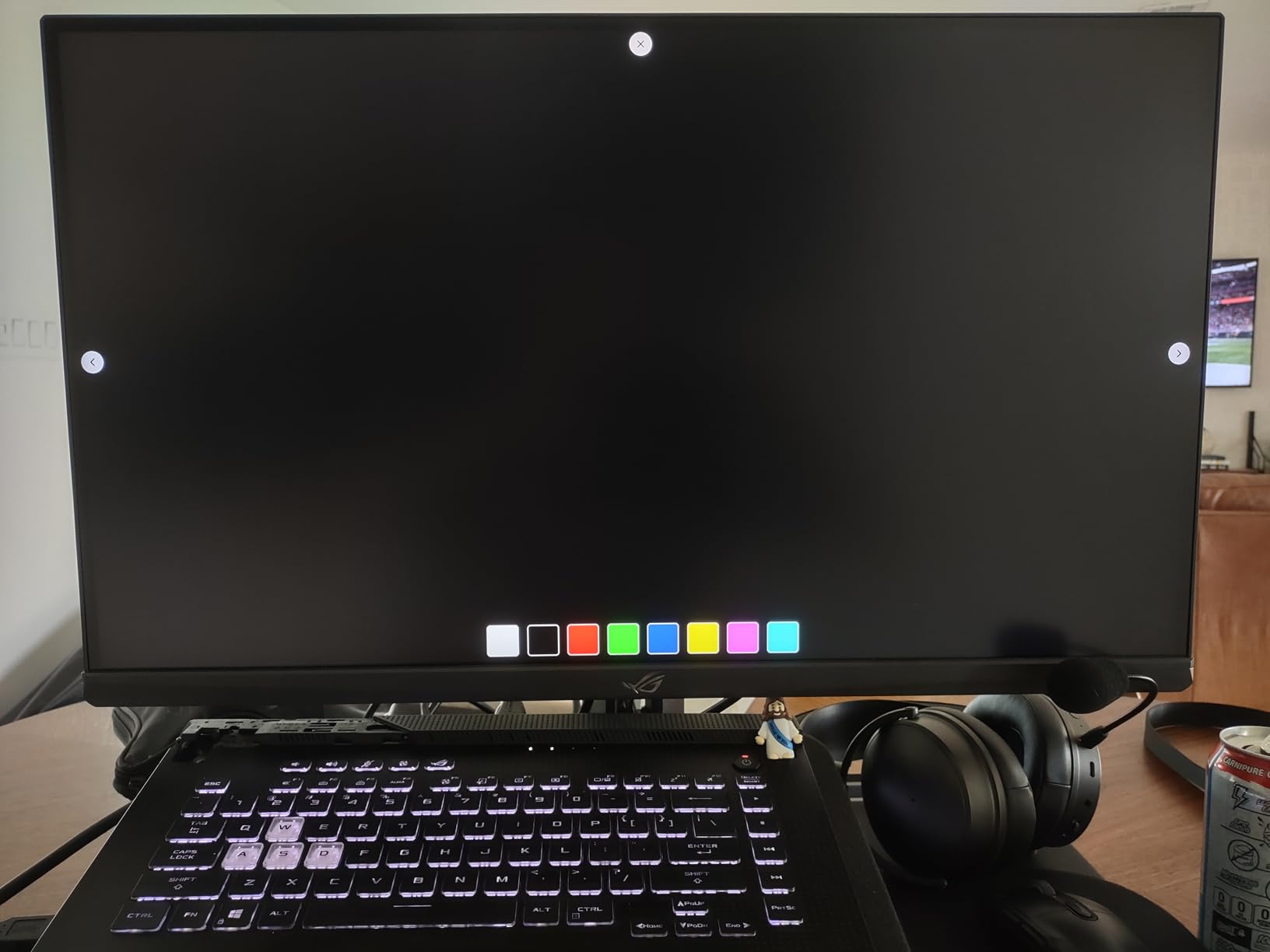ROG XG27ACS 27 Inch 1440p 180Hz USB-C G-SYNC HDR Gaming Monitor | DisplayHDR 400, sRGB 133%, 1ms (GTG), Fast IPS, ELMB Sync, AI Gaming, Free Sync, for PS5 and Xbox customer photo 2