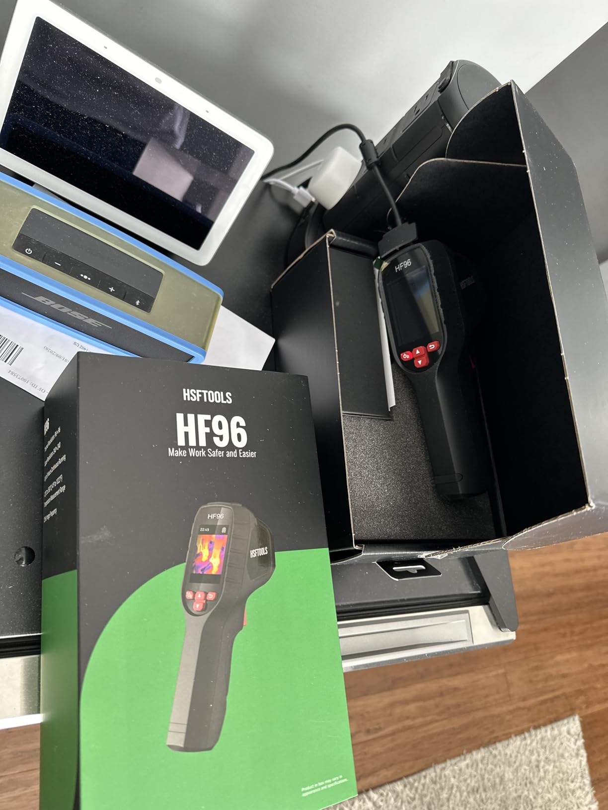 HF96 Thermal Camera with AI Scene Detection, Laser Pointer, -4°F~1022°F | 240x240 Super Resolution, Thermal Imaging Camera for HVAC Electrical Building Inspection, 25Hz Infrared Camera, 11h Runtime customer photo 2