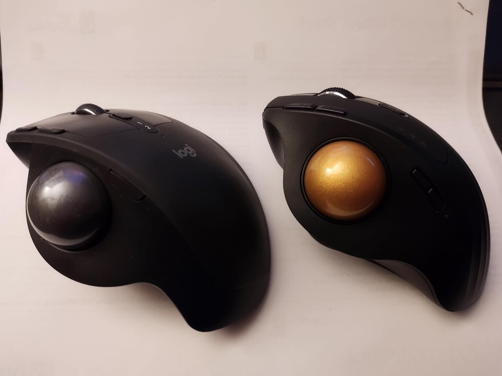 ProtoArc EM01 NL Wireless Trackball Mouse, Rechargeable Thumb Control, Gray | 0/20° Adjustable Angle to Reduce Fatigue, Triple-Device Bluetooth & 2.4G USB-A for Office Use, Silent Click, Easy to Clean customer photo 2