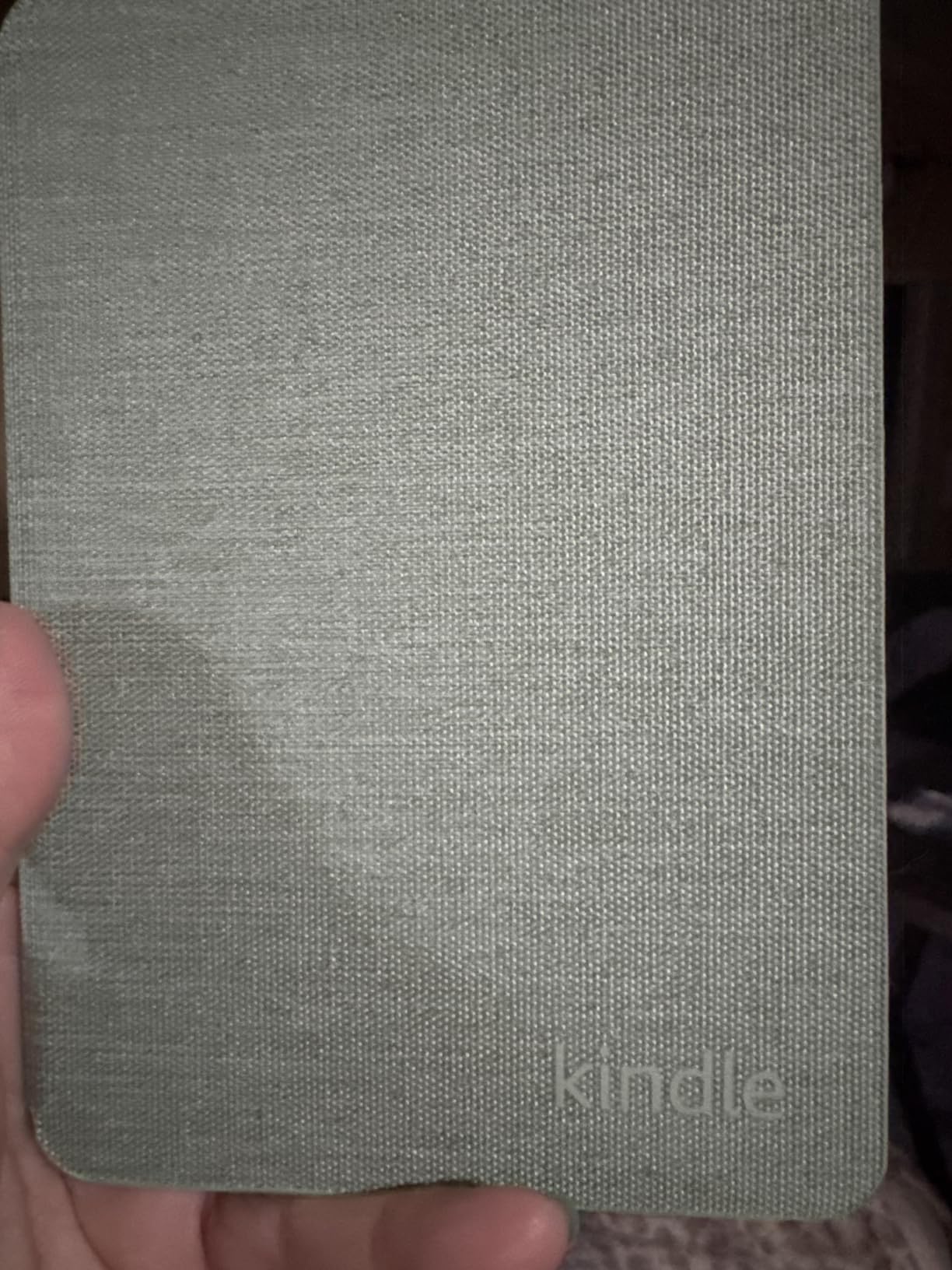 Amazon Kindle Case, Thin and Lightweight, Foldable Protective Cover - Fabric customer photo 1