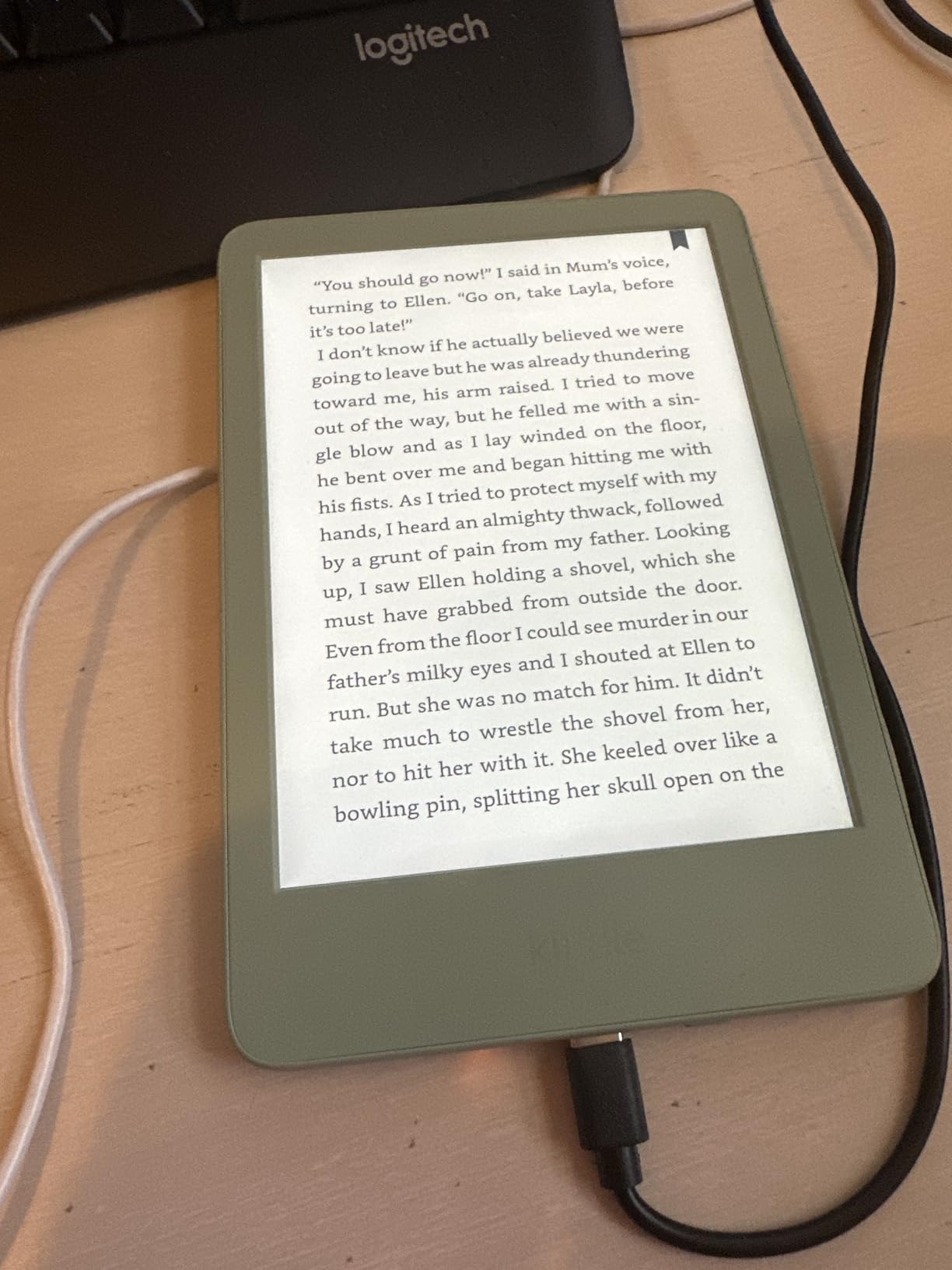 Amazon Kindle Case, Thin and Lightweight, Foldable Protective Cover - Fabric customer photo 2