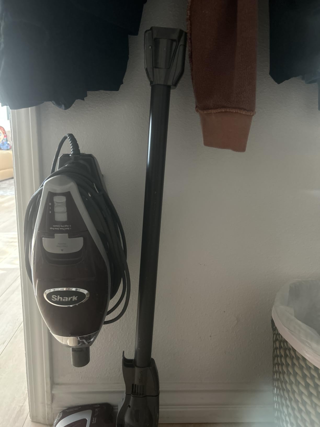 JEDELEOS Wall Mount Holder for Shark Rocket HV300 HV301 HV302 HV303 HV320 HV322 HV324 HV325 HV380 HV380C Upright Vacuum, Replace Parts 390FFJH380 and 416FFJV300 customer photo 1