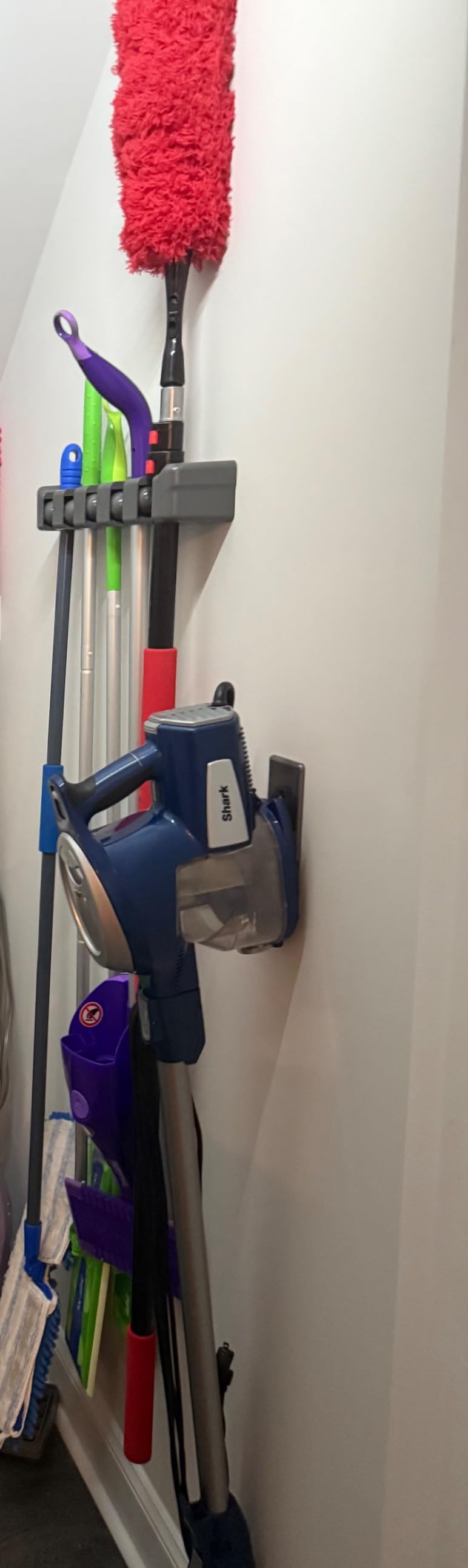 JEDELEOS Wall Mount Holder for Shark Rocket HV300 HV301 HV302 HV303 HV320 HV322 HV324 HV325 HV380 HV380C Upright Vacuum, Replace Parts 390FFJH380 and 416FFJV300 customer photo 2