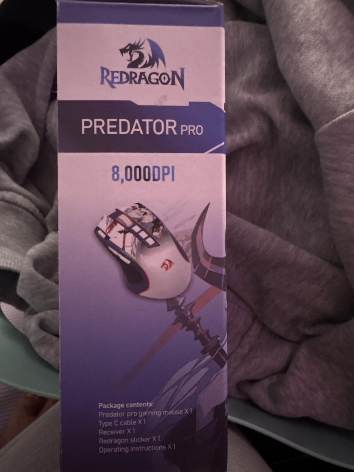 Redragon M612 Wireless RGB Optical Gaming Mouse 8000 DPI Remapping Keys | Cable-Free 0 Delay, Redefine Keybinding Macro, Vibing Backlight, Ergonomic Grip Body Comfort customer photo 2