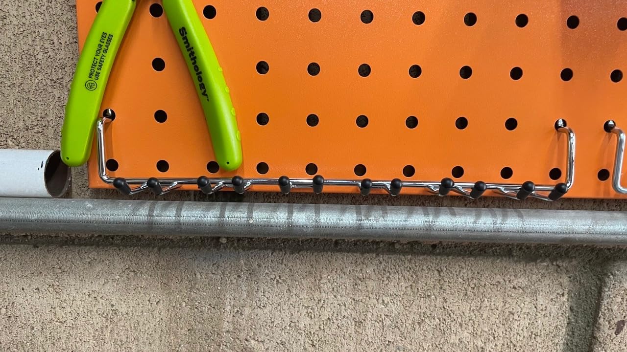 Ultimate 121-Piece Pegboard Hooks Set, Pegboard Accessories with Metal Hooks, Durable Peg Board Organizer Accessories, Pegboard Bins, Peg Board Tool Utility Hooks customer photo 2