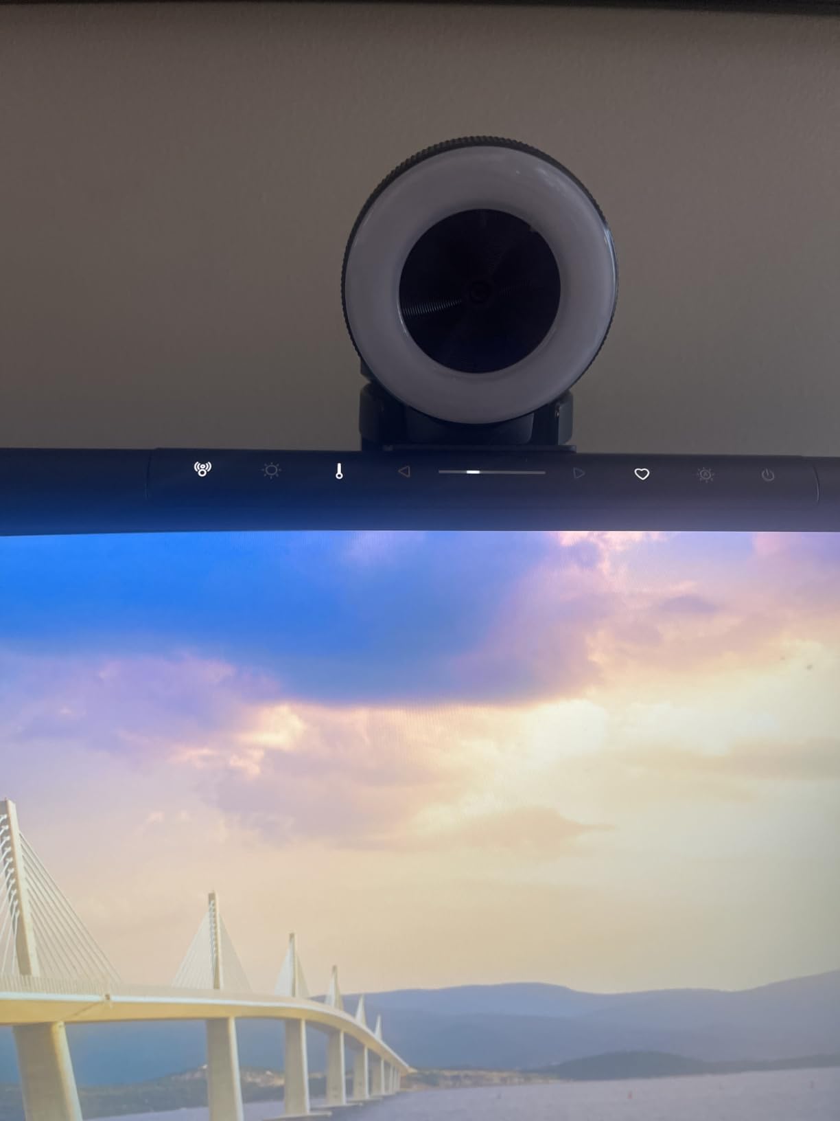 BenQ ScreenBar Pro LED Monitor Light Bar (Black) - Ultrawide Lighting, Motion Sensor, Adjustable Brightness/Color Temperature, Eye-Care USB-C Monitor lamp, No Glare, Curved Monitors, Monitor accessory customer photo 2