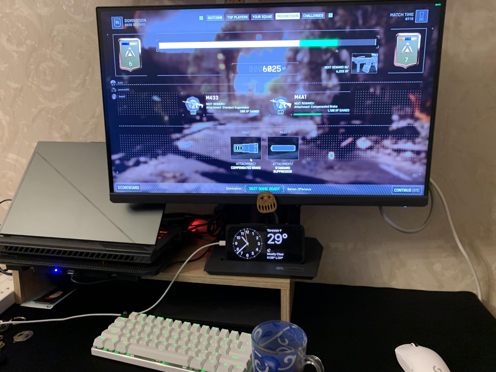 ASUS ROG XG27UCG 27 Inch 4K 160Hz USB-C G-SYNC Gaming Monitor | Dual Mode FHD 320Hz, 1ms, FDisplayHDR 400, DCI-P3 99%, Fast IPS, ELMB Sync, Tripod Socket, FreeSync Premium for PS5 and Xbox customer photo 2