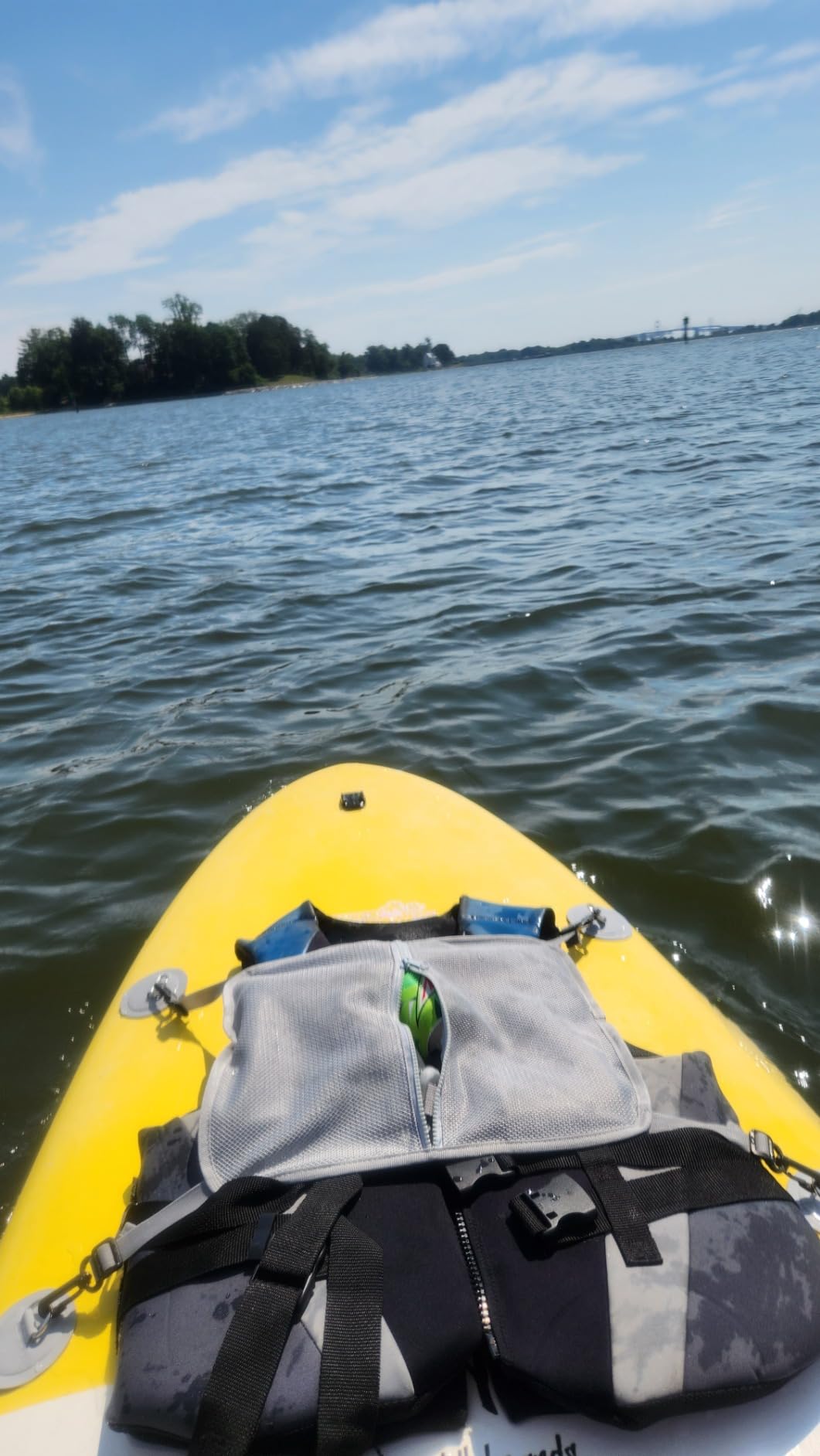 MORXPLOR Paddle Board Deck Bag, SUP Accessories Mesh Storage Deck Bag customer photo 1