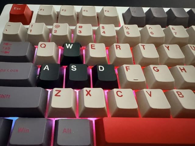 Womier Double Shot PBT Keycaps Set Custom Cherry Profile Key caps | Keycaps 138 Keys 60 65 75 100 Percent for 61/64/68/84/87/100/104/108 Retro Gaming Mechanical Keyboard, Brown Gray customer photo 2