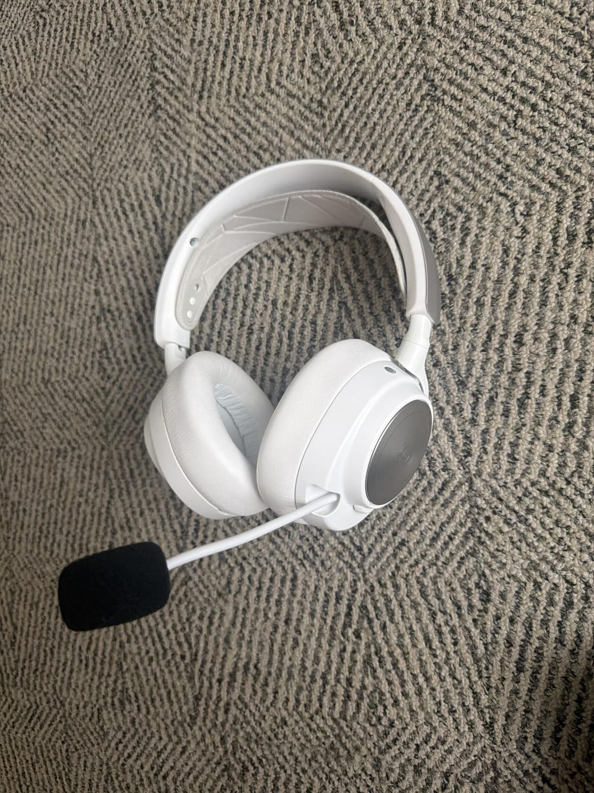 SteelSeries Arctis Nova Pro Wireless Multi-System Gaming Headset - Neodymium Magnetic Drivers - Active Noise Cancellation - Infinity Power System - Gen 2 Mic - PS5, PS4, PC, Switch, Mobile - White customer photo 1