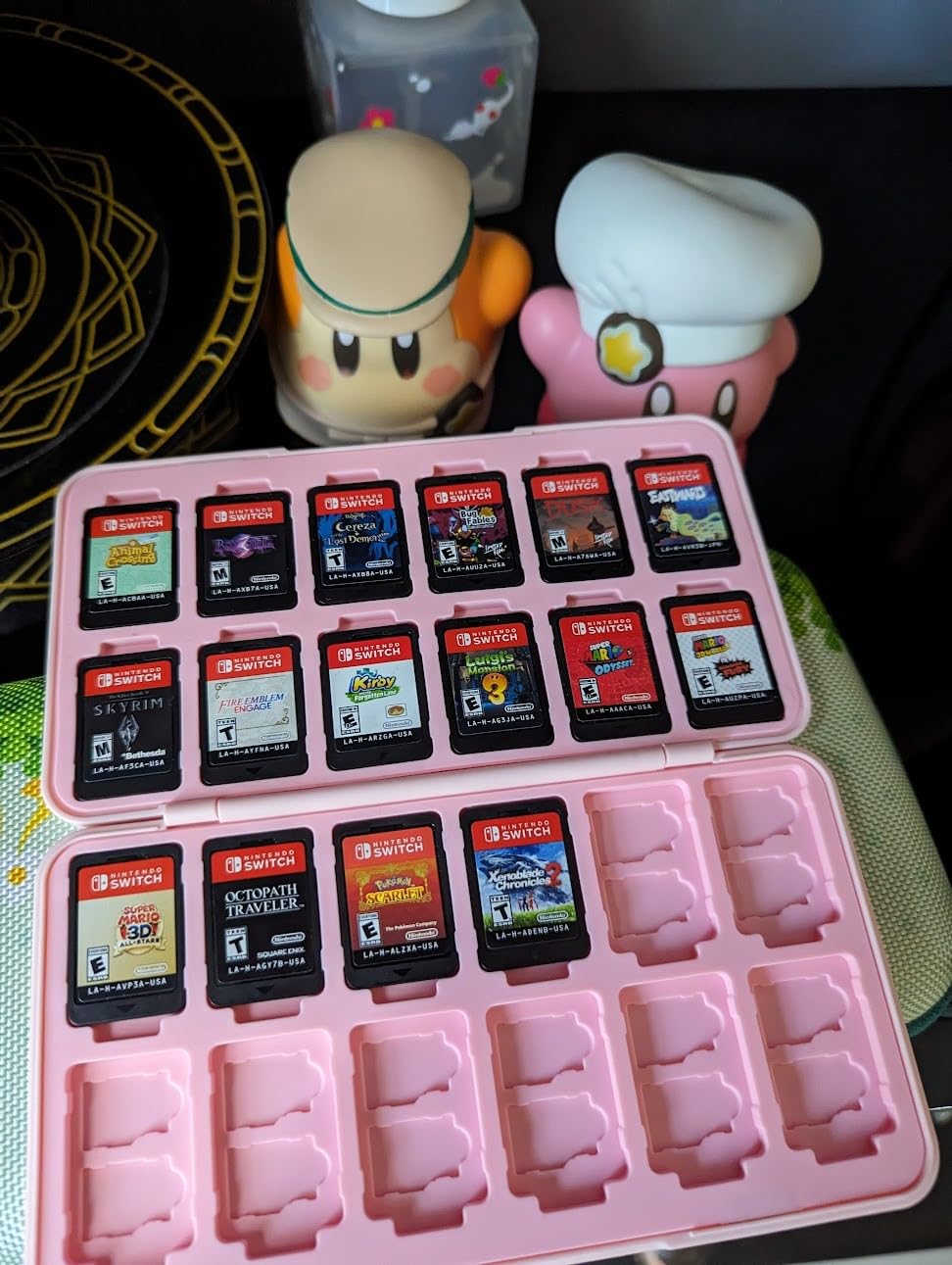 PERFECTSIGHT 48 Switch Game Card Case for Nintendo Switch 2 2025/ OLED/ Lite, Cute 48 Game Holder Cartridge Case for Game Cards and SD Cards, Kawaii Portable Compact Storage Box, Game Console customer photo 1