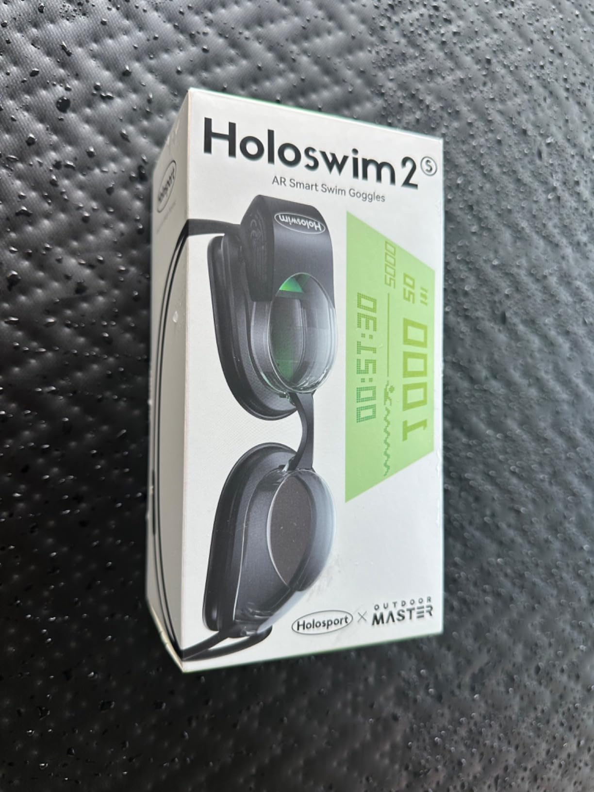 OutdoorMaster x Holoswim AR Smart Swim Goggles, Anti-fog Swimming Goggles with Fitness Tracker, Head-up Real-time Display customer photo 1