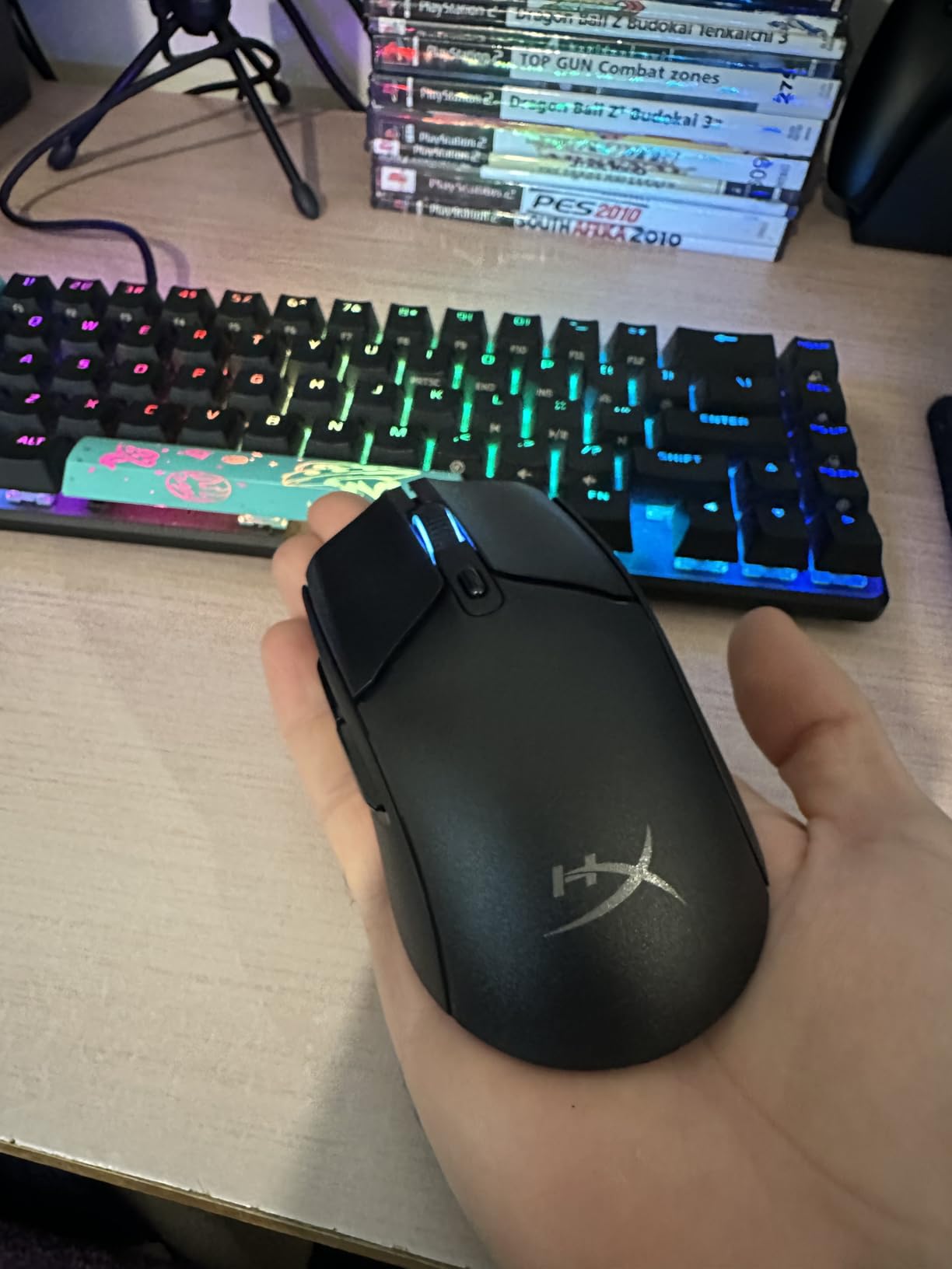 HyperX Pulsefire Haste 2 Core Wireless - Gaming Mouse for PC, Long Battery Life, Lightweight, Custom Core Sensor, Dual Wireless Connectivity, Black customer photo 2