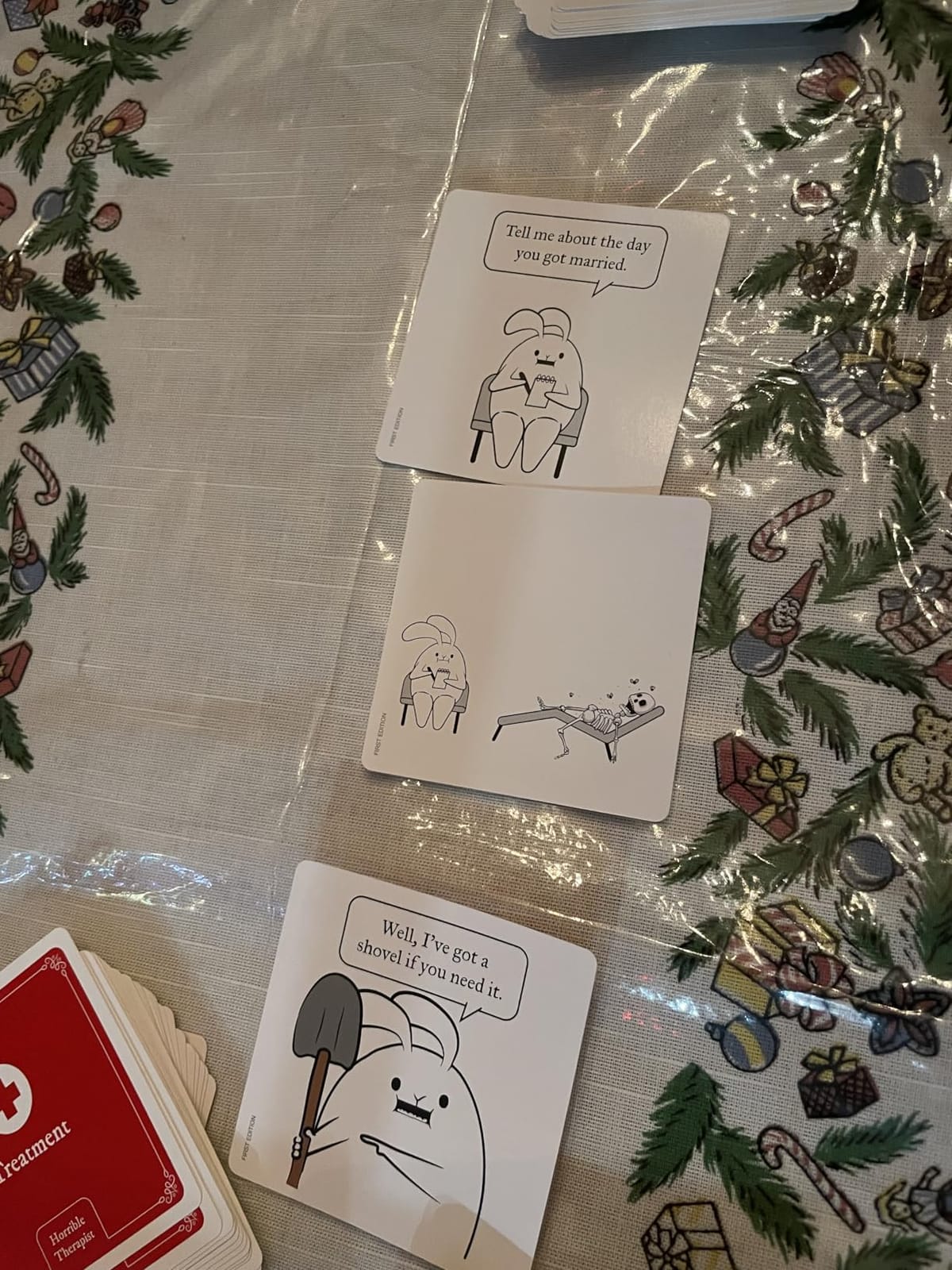 Horrible Therapist: Extra Horrible Edition by Exploding Kittens - A Card Game for 3-8 Players, Ages 17+ - Adult Party Game for Family Night customer photo 1