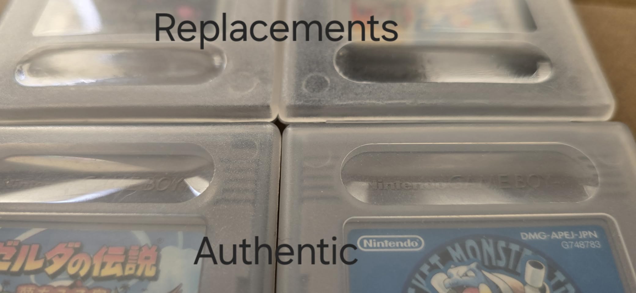 12Pcs Clear Game Card Case Protective Game Cartridge Case Plastic Game Card Storage Box Dust Cover Game Cartridge Holder for Nintendo Gameboy Color GBC customer photo 1