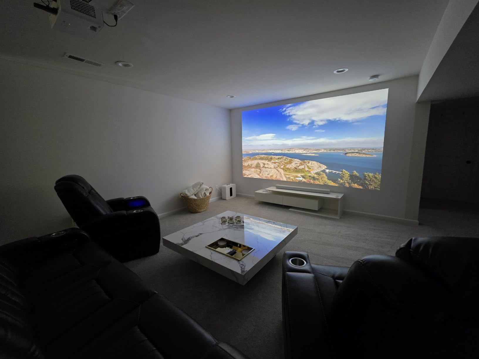 BenQ TK710 4K HDR Laser 3200 Lms Home Entertainment Movie & Gaming Projector, 4ms Input Lag, 240Hz Refresh Rate, HDR10 customer photo 2