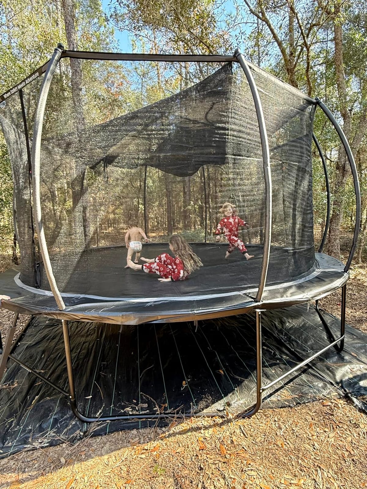 BCAN Recreational Trampoline with Enclosure for Kids Adults, ASTM Approved, Outdoor Trampolines with Ladder for Kids customer photo 2