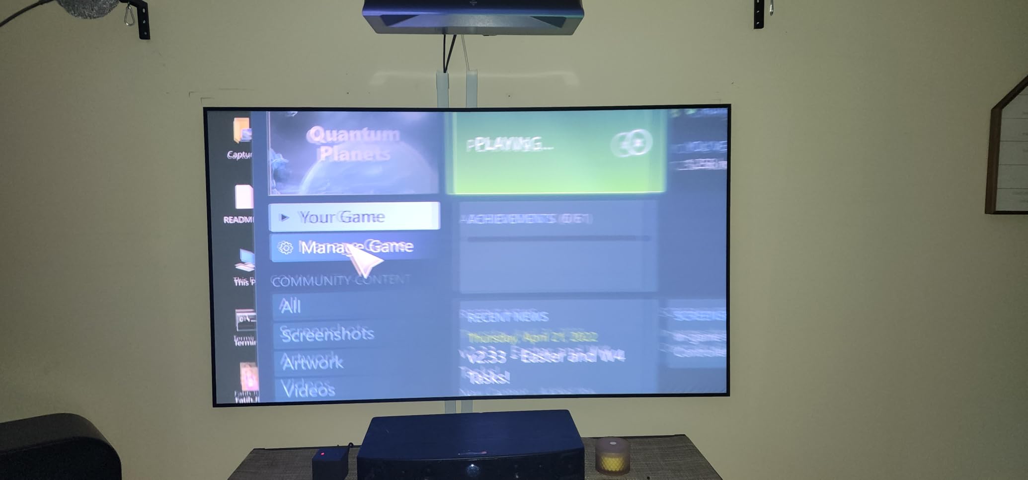 ALR Screen for UST Projector, 100