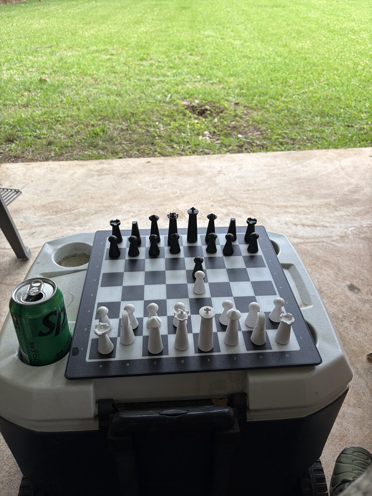 GoChess Mini Smart Chess Board AI Electronic Chess Game Set for All Levels - Real-time colorful coaching lights, 32 Difficulty Levels and Online Play, Connect to Lichess and Chess.com customer photo 1