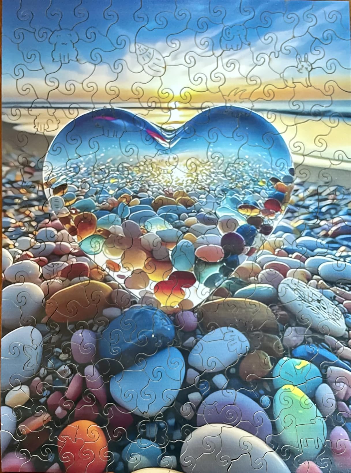 Wooden Puzzle for Adults, Wooden Jigsaw Puzzles for Adults, Unique Wood Animal Shaped Puzzles Adult with Exquisite Wooden Box (11.2 x 14.9in, 191pcs) customer photo 1