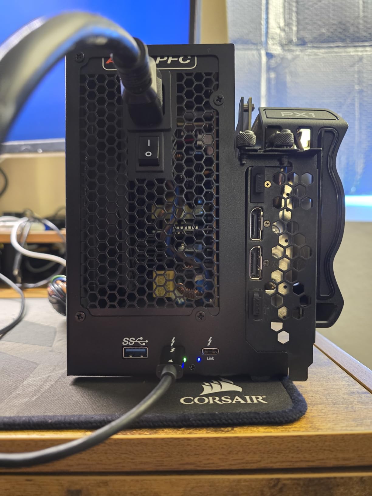 ANQ-L336 Mini eGPU Enclosure 40Gbps Thunderbolt3/4 USB4 for Laptop Compatible with Win/Linux/MacOS/ROG Ally X/Claw 8, PCIe External GPU Dock with PD 85W, Support NVIDIA/AMD, DC/ATX/SFX/Flex customer photo 1