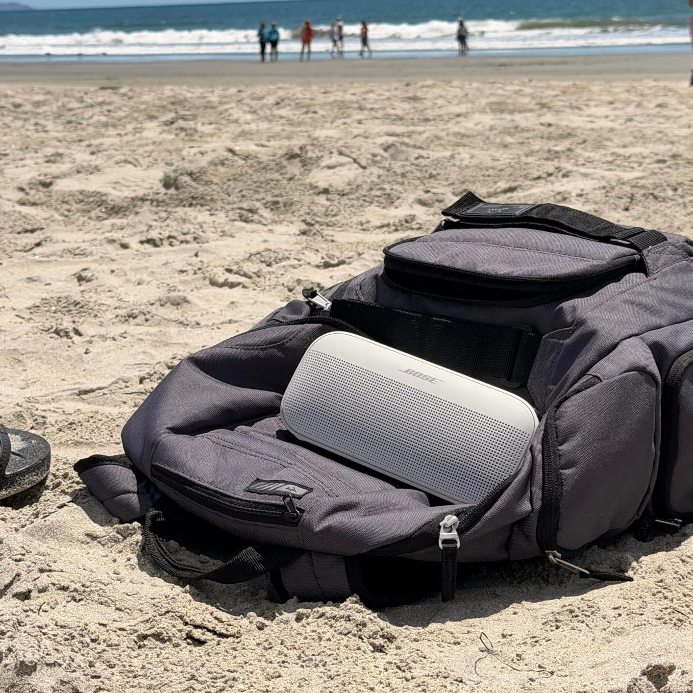 Bose SoundLink Flex Bluetooth Speaker (2nd Gen) - Portable Outdoor Speaker with Hi-Fi Audio, Waterproof and Dustproof, USB-C, Up to 12 Hours Battery Life, Sandstone customer photo 1