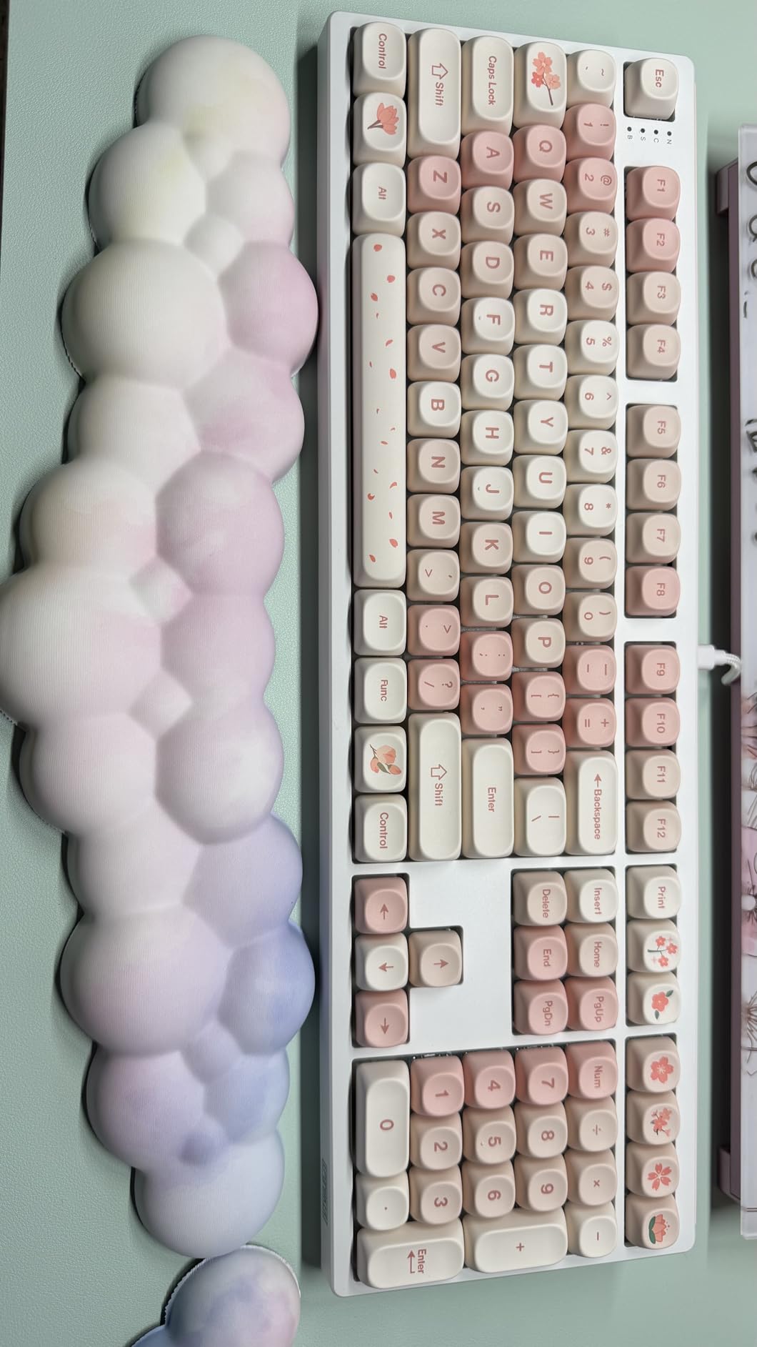 XVX Keycaps - Pink Cute PBT Keycaps, MOA Profile Key caps 60 65 75 100 Percent, Dye-Sublimation, Custom 142 Keys Set for 100%, 75%, 65%, 60% Mechanical Keyboard customer photo 1