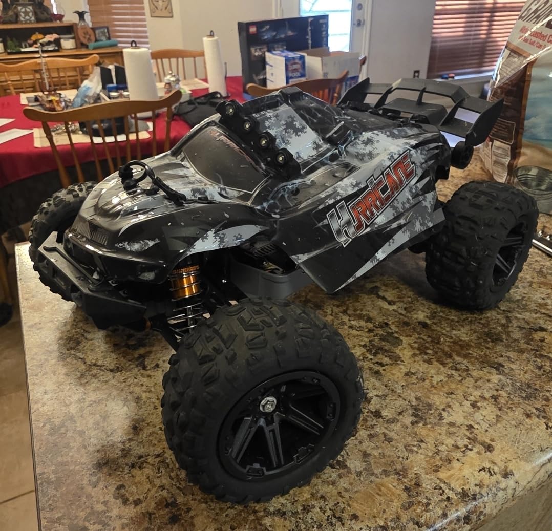 X-TMAGA 1:14 Scale All Terrain RC Cars for Adults & Boys (HS14323), Max Fast 40+ KPH, 4WD Off-Road RC Truck for Snow & Sand & Mud, 4X4 Waterproof Remote Control Car with 2 Rechargeable Batteries customer photo 2