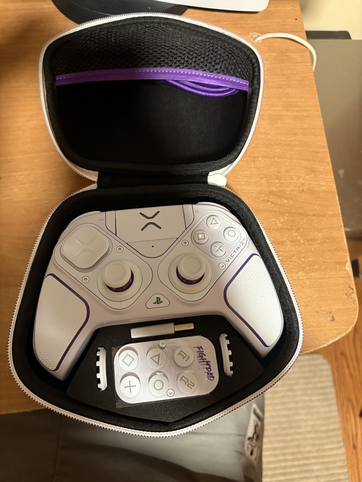Victrix Pro BFG Wireless Gaming Controller: Tekken 8 Rage Art, PS5, PS4, PC | PlayStation, Sony 3D Audio, 4 Mappable Back Buttons, Interchangeable Thumbsticks & D-Pads, Hair Triggers & Paddles, Tekken 8 customer photo 2