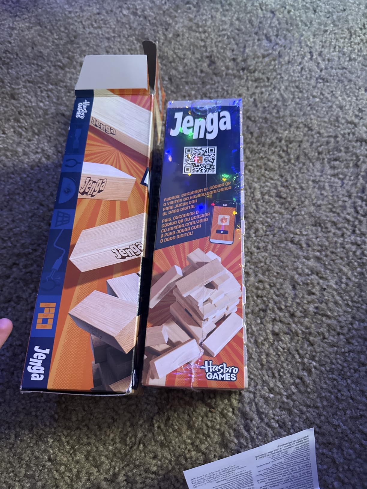 Official Hasbro Games Jenga Game | Digital Die for 6 More Ways to Play | Original Wood Block Game | Stacking Tower | Ages 6+ | 1+ Players | Party Games customer photo 1