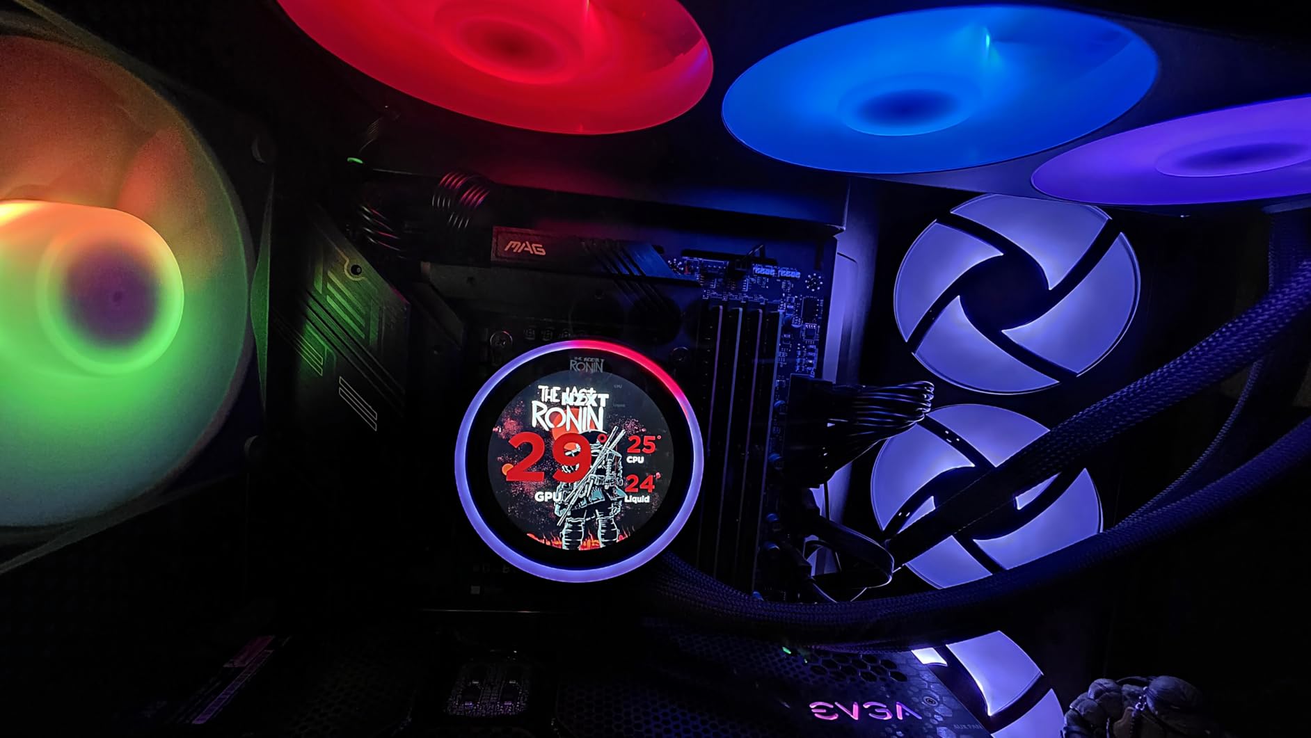 NZXT Kraken Elite 360 RGB - 360mm AIO CPU Cooler, LCD - Black | 360mm RGB AIO with 2.36-inch LCD and F360 RGB Core fan. Flagship display cooling with synced RGB via CAM. customer photo 1