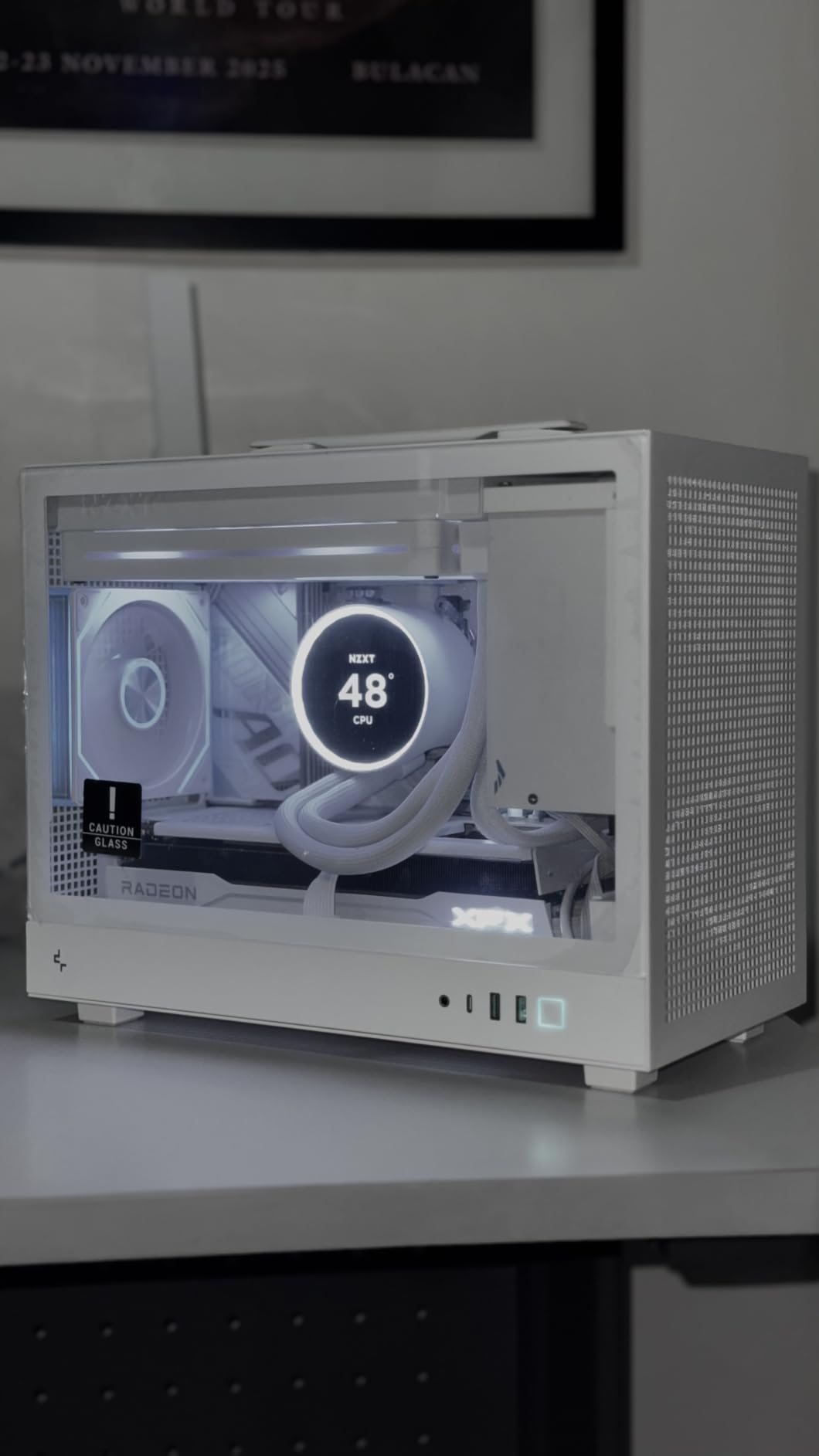 NZXT Kraken Elite 360 RGB - 360mm AIO CPU Cooler, LCD - White | 360mm RGB AIO with 2.36-inch LCD and F360 RGB Core fan. Flagship display cooling with synced RGB via CAM. customer photo 2