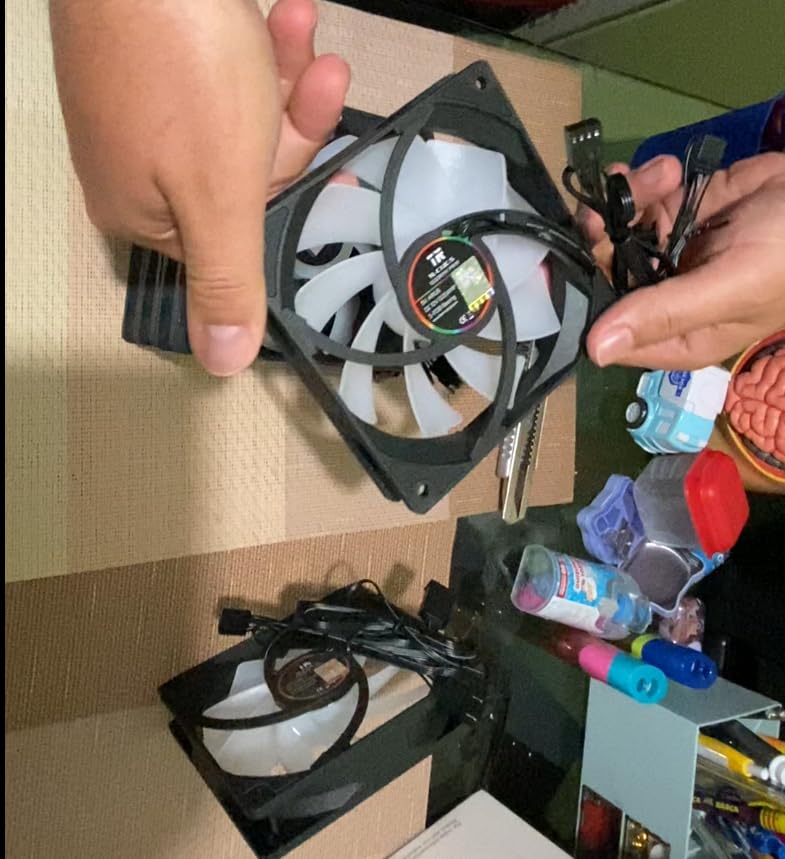 Thermalright 5 Pack TL-C12C-S CPU Fan 120mm ARGB Case Cooler Fan, 4pin PWM Silent Computer Fan with S-FDB Bearing Included, up to 1550RPM Cooling Fan customer photo 2