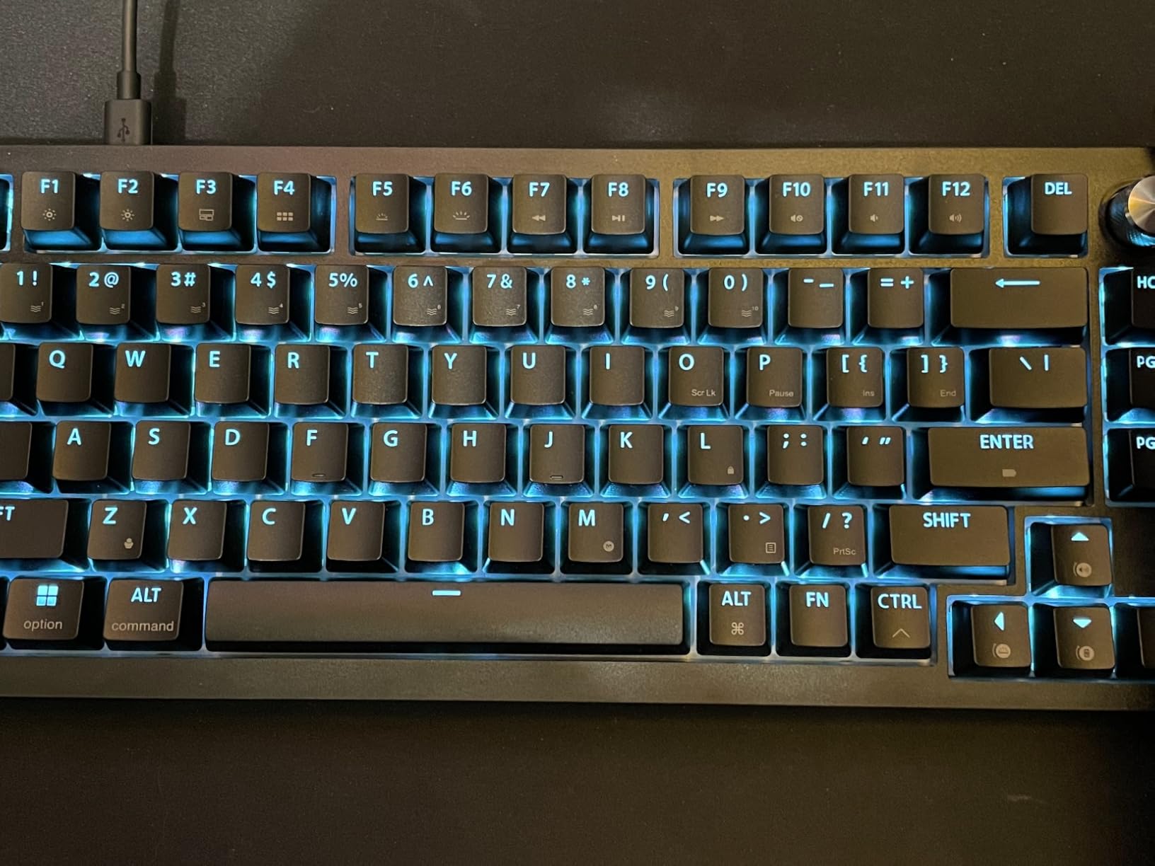 Corsair K65 Plus Wireless 75% RGB Hot-Swappable Mechanical Gaming Keyboard - Pre-Lubricated MLX Fusion Tactile Switches - Dual-Layer Sound Dampening - PBT Keycaps - QWERTY NA - Black customer photo 2