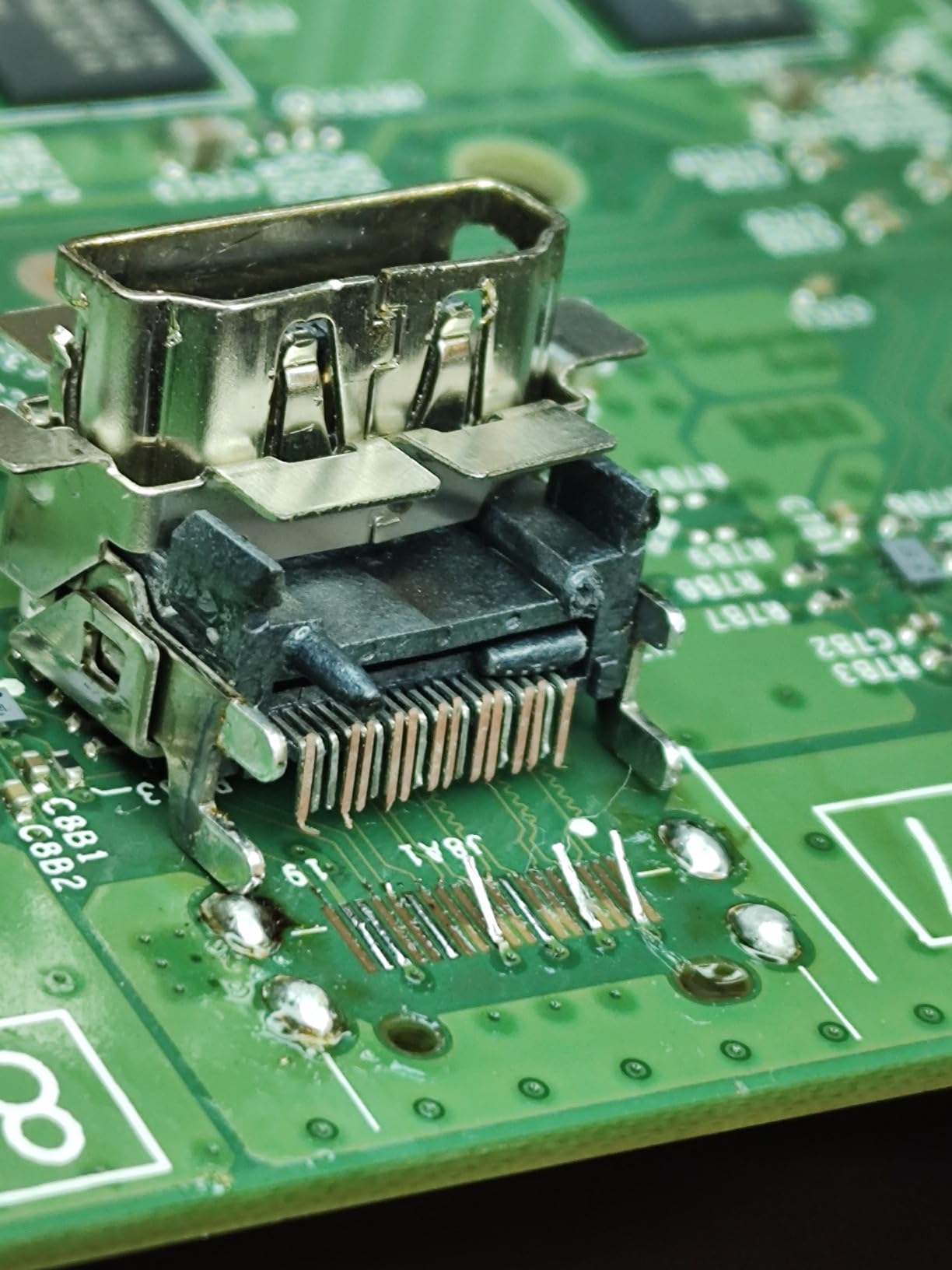 2Pack HDMI Port Replacement for Xbox One S Socket Jack Interface Connector for Xbox One S Console Accessories Parts with Repair Kit customer photo 1