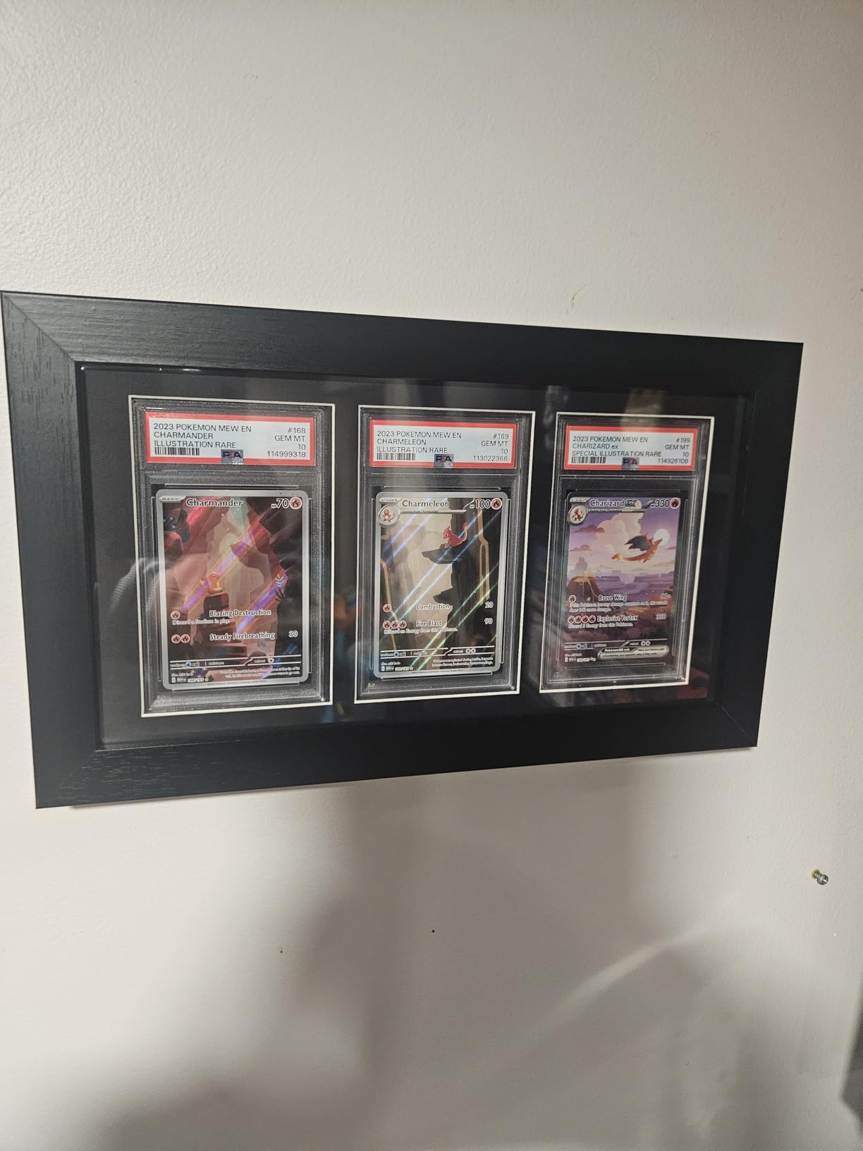 Bivitre Graded Card Display Frame - Compatible with PSA, CGC and TAG Slabs | Wall-Mount Trading Card Display Case for Sports Cards, Pokemon, and MTG customer photo 2