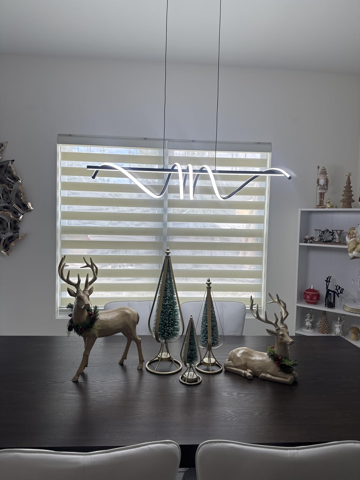 LED Island Lights, 3300k-6500K Dimmable Pool Table Light with Remote, Modern Pendant Lights for Kitchen, 56.29