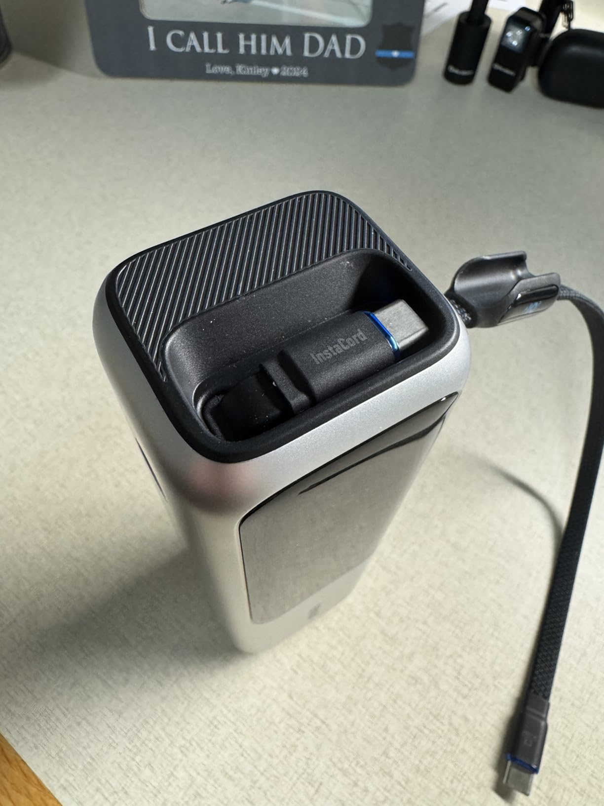 Anker Laptop Power Bank, 25,000mAh Travel Essential with 165W Total Output, 3 USB-C Ports with 100W Max Each, Built-In Retractable Cables, Flight-Ready, for iPhone 17 Series, MacBook, and More customer photo 1