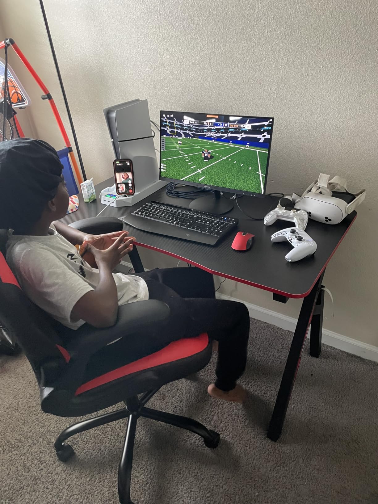 ArcticPro 22 Inch Gaming Monitor 144Hz, FHD Computer Monitor, 105% sRGB | 1080p, 4000:1 Contrast, 3-Sided Frameless, Ultra Slim, VESA Mount, Eye Care, HDMI, VGA customer photo 1