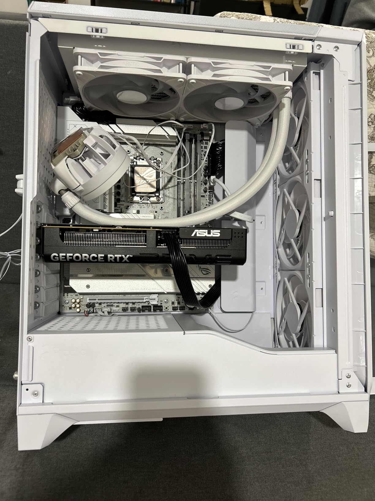 ASUS ROG Strix X870-A Gaming WiFi AMD AM5 X870 ATX Motherboard 16+2+2 Power Stages, Dynamic OC Switcher, Core Flex, DDR5 AEMP, WiFi 7, 4X M.2, PCIe 5.0, Q-Release Slim, USB4, AI OCing & Networking customer photo 2