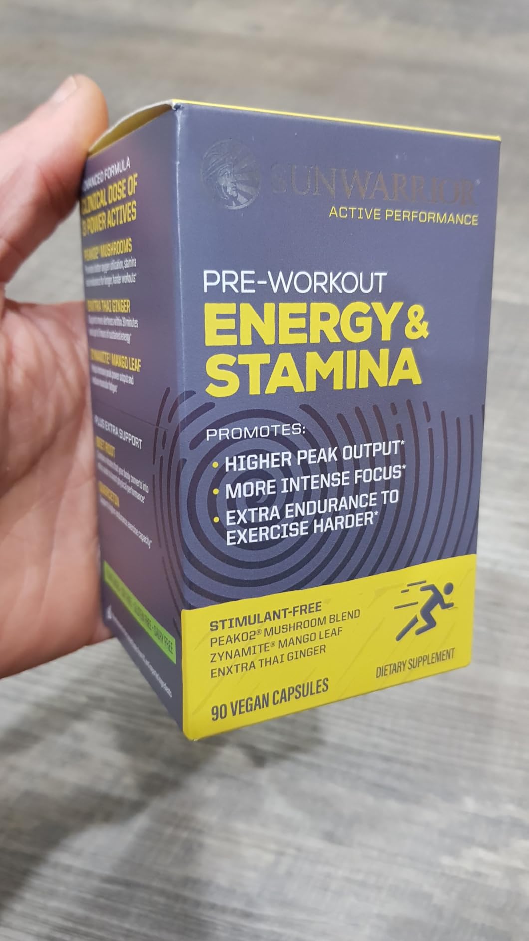 Energy & Stamina Capsules, Caffeine-Free Strength Support, Mushrooms, Thai Ginger for Endurance, Power & Faster Recovery 60 Vegan Capsules customer photo 2