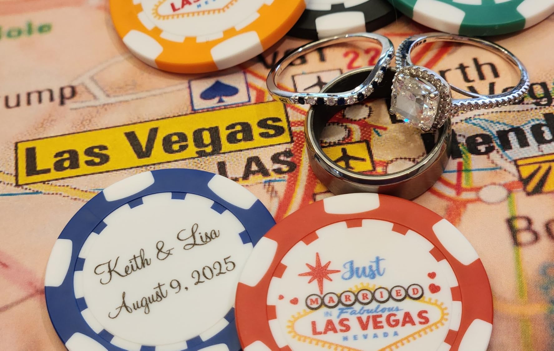 Custom Poker Chips | Custom Poker Chip Sets of 5-500 | Personalized Poker Chips | Custom Poker Chips with Logo customer photo 1